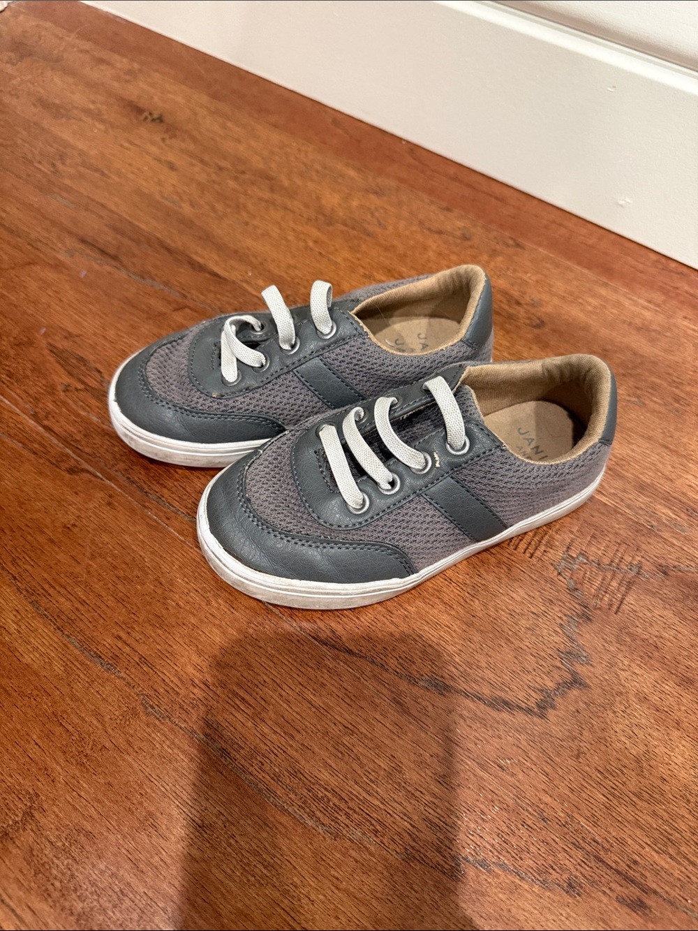 Janie and Jack Gray Casual Sneakers